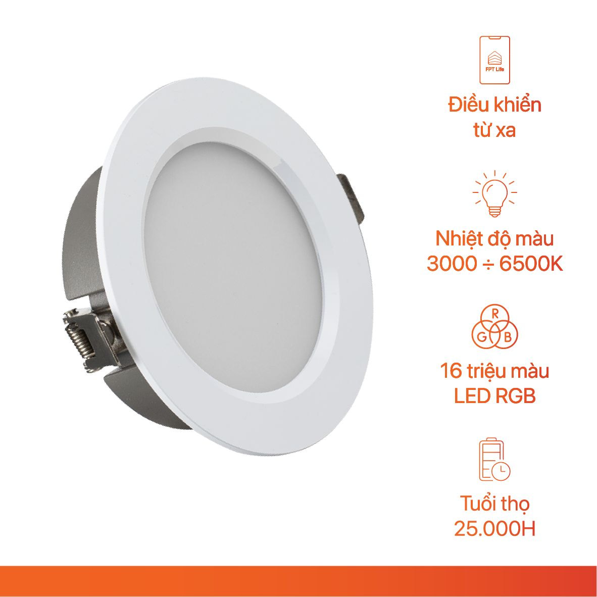 Đèn LED Downlight Thông Minh FPT Smarthome