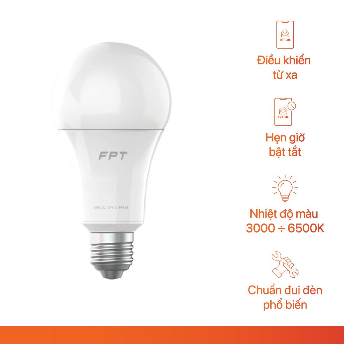 Đèn LED Bulb Thông Minh FPT Smarthome