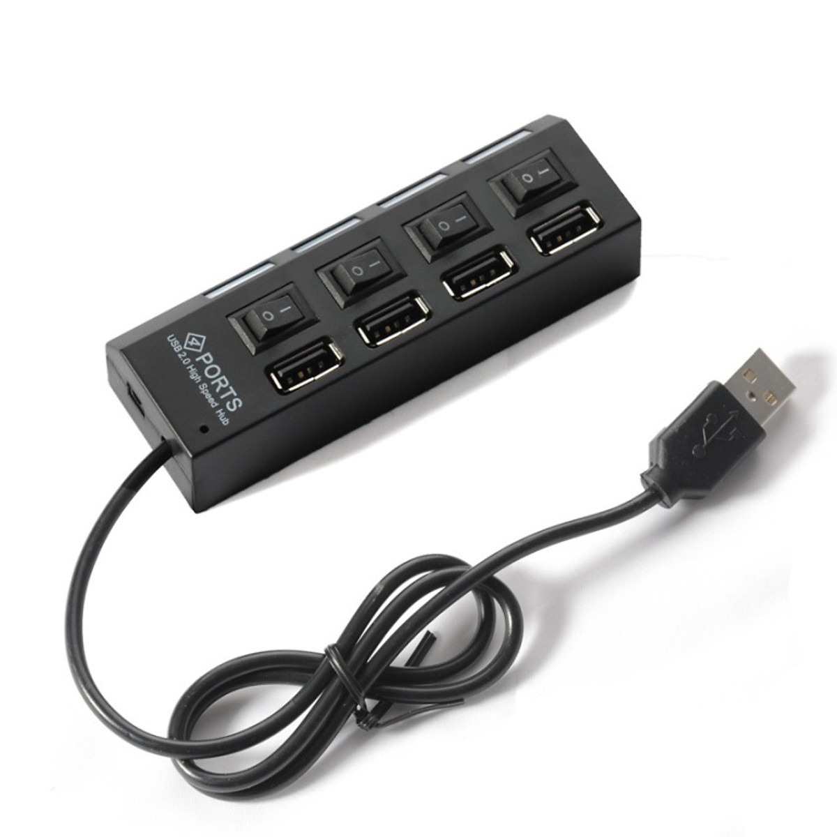 HUB Chia USB 1 Ra 4 Cổng Có Công Tắc