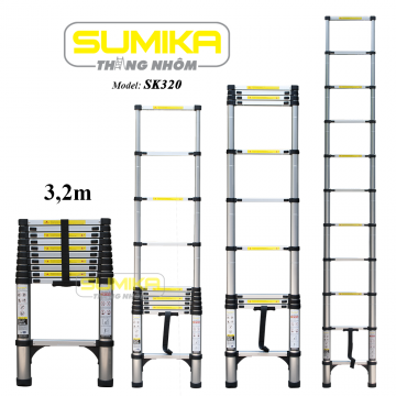 Thang nhôm rút đơn Sumika SK 320