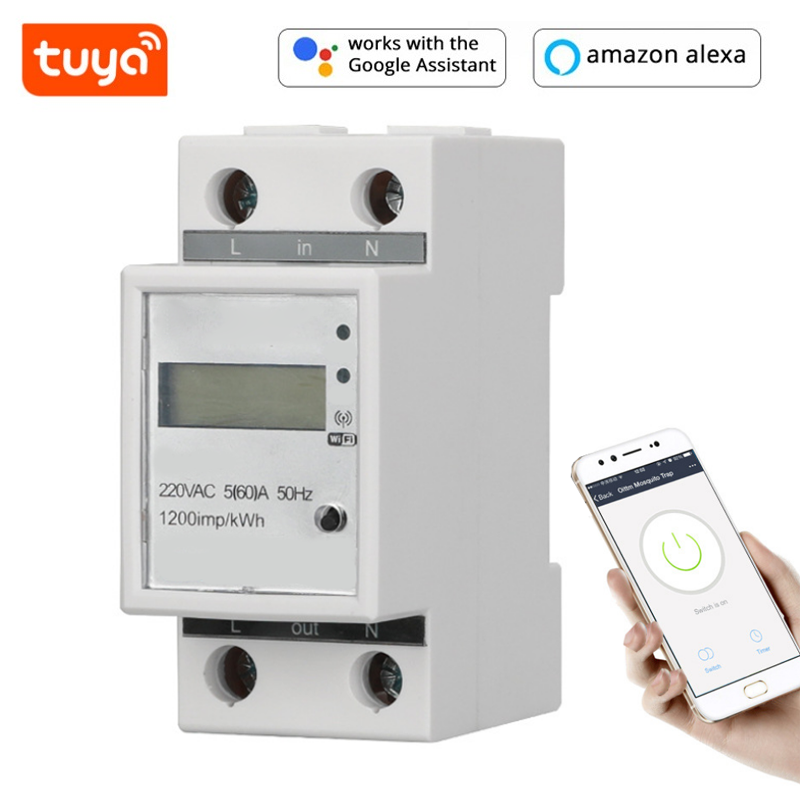 Công Tơ Wifi Bật Tắt Điện Từ Xa 60A SHP-EM1
